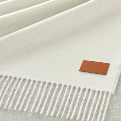 ホワイト - レディス, スカーフ、ショール＆マフラー, カシミア